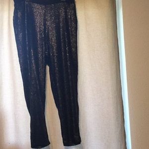 Sequin jogger with pockets. NWT